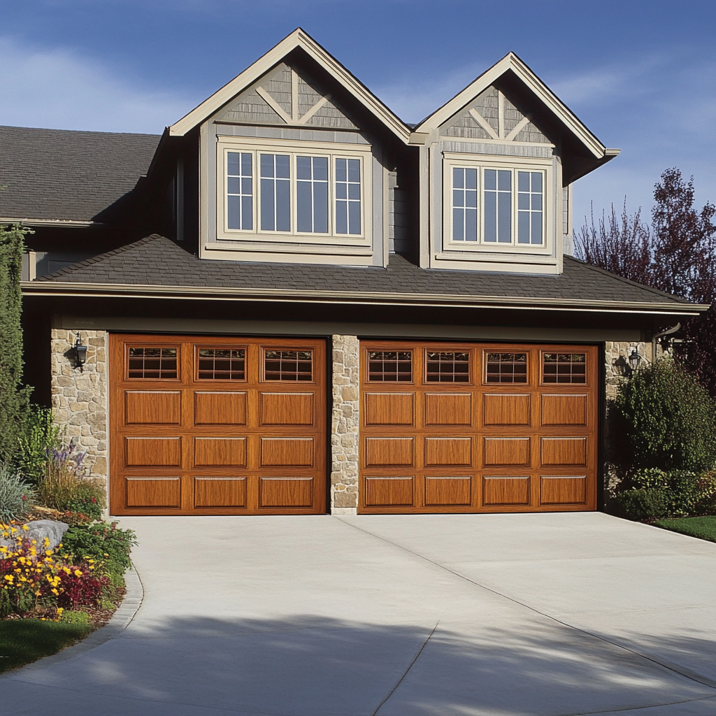 Clopay Modern Aluminum Garage Door in black with sleek finish